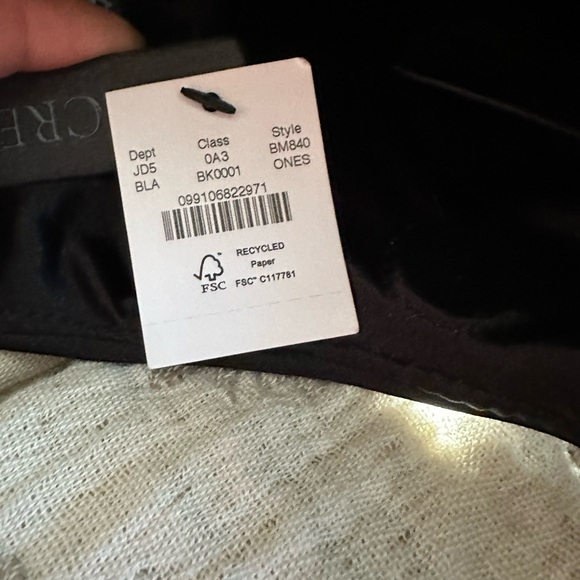 NWT J.Crew Black Santorini Handbag - Picture 4 of 6